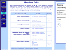 Tablet Screenshot of chemistry-drills.com